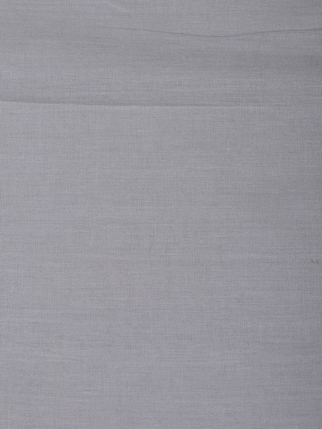 Neck Embroidery Linen Unstitched Suit With Dupatta