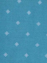 Neck Work Cotton Blend Unstitched Suit With Dupatta