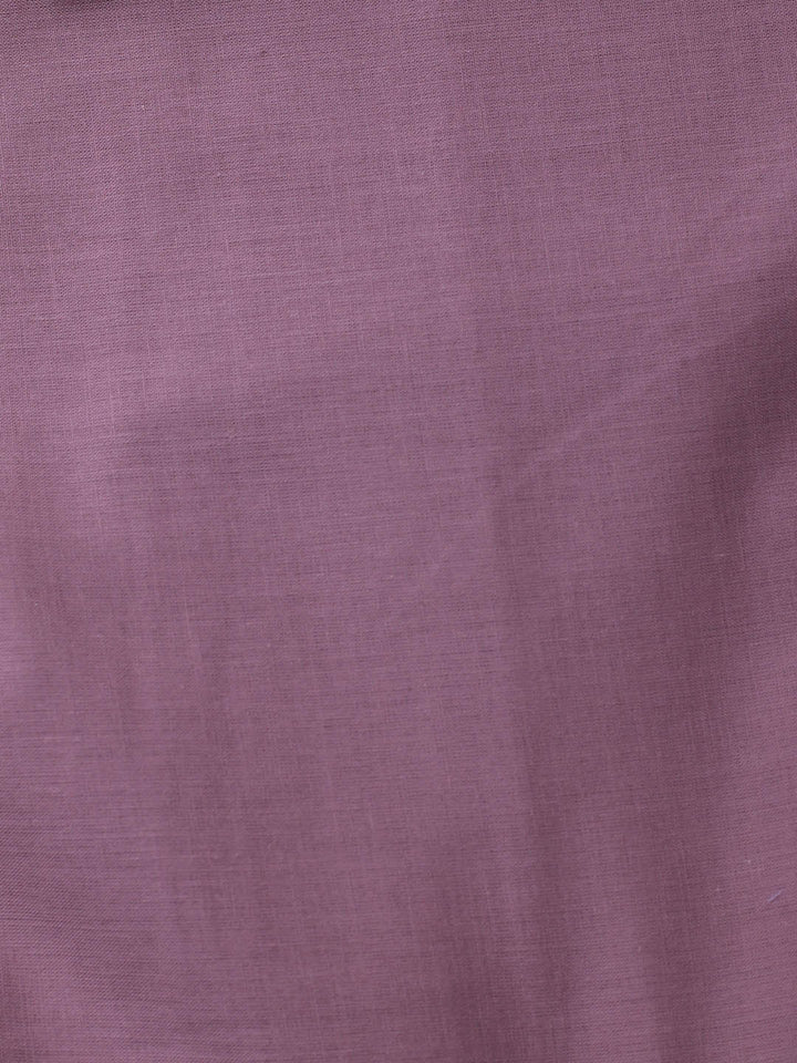 Embroidery Linen Unstitched Suit With Dupatta