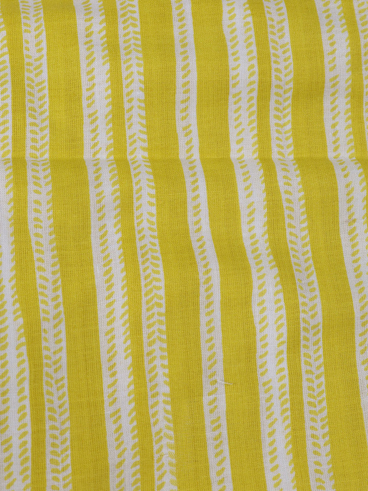 Printed Cotton Blend Unstitched Suit With Dupatta