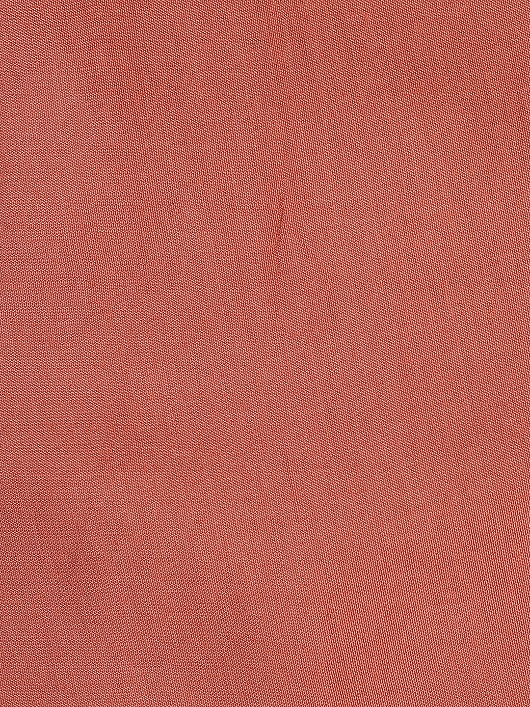 Patch Neck Art Silk Unstitched Suit With Dupatta