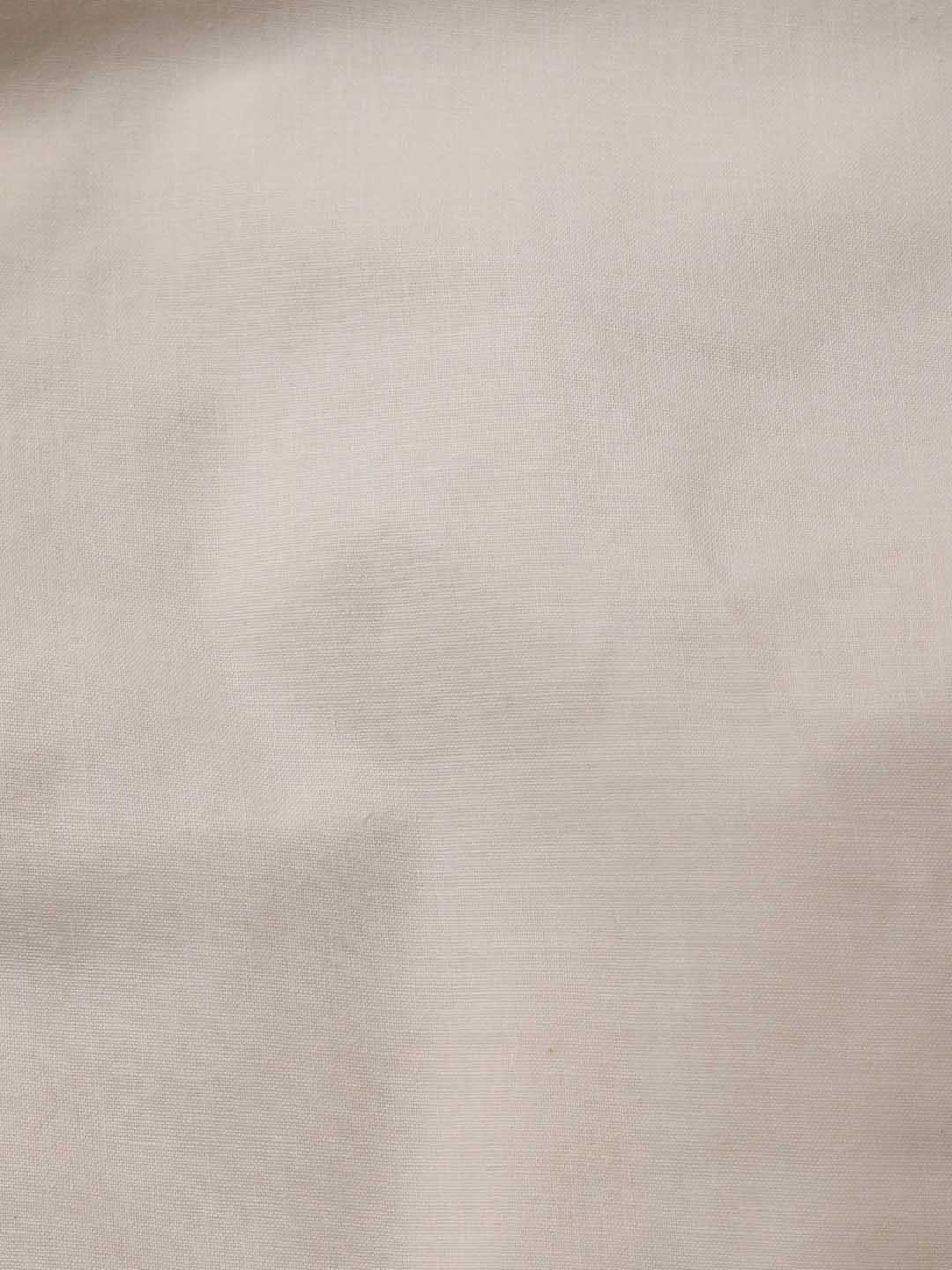 Patch Neck Cotton Blend Unstitched Suit Piece With Dupatta