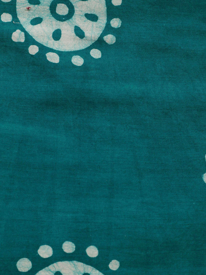 Printed Cotton Blend Unstitched Suit With Dupatta
