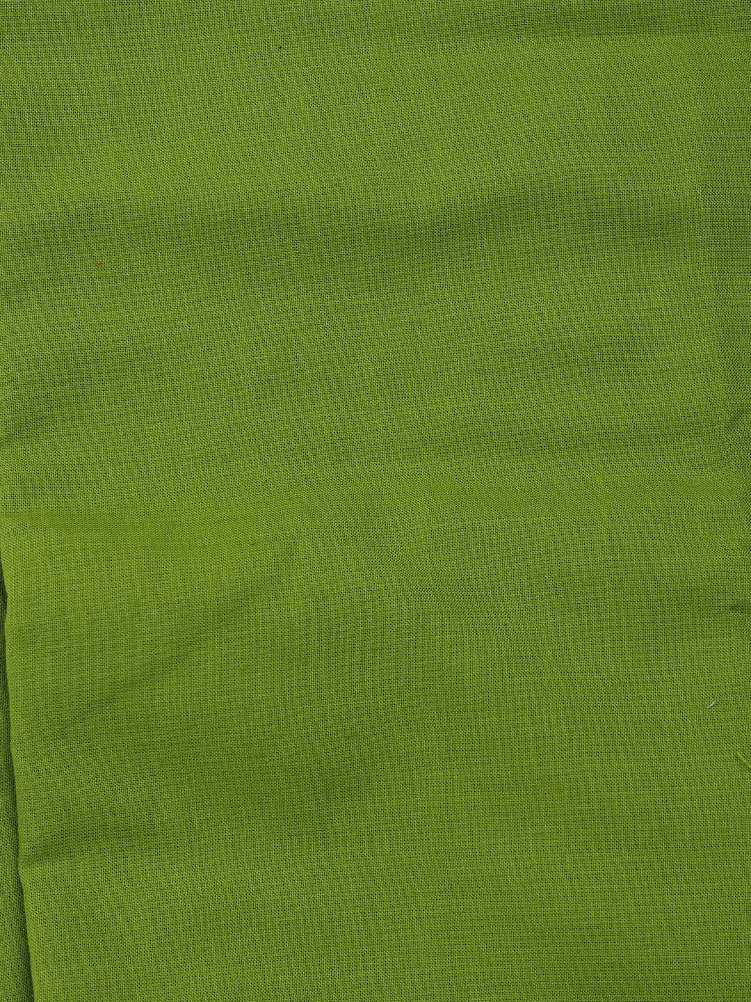 Plain Cotton Blend Unstitched Suit Piece With Dupatta