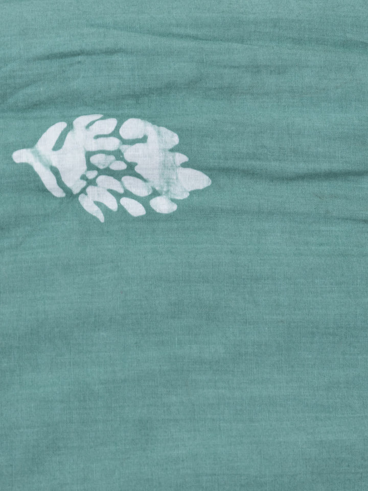 Printed Chanderi Unstitched Suit Piece With Dupatta