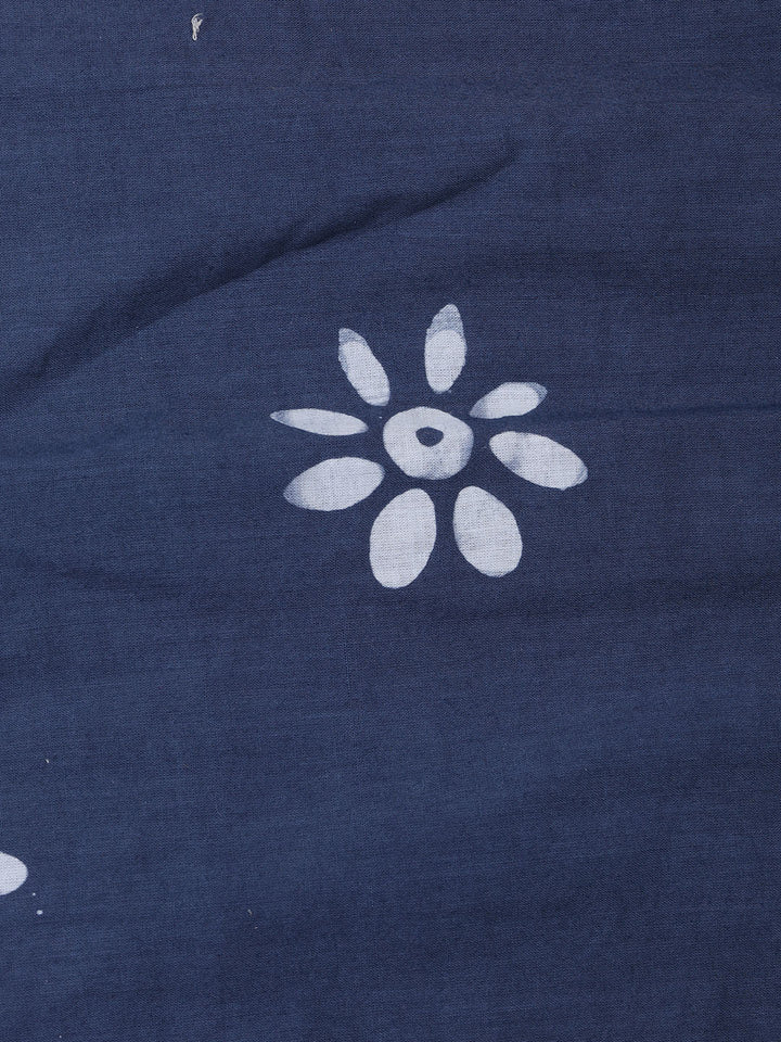 Printed Cotton Blend Unstitched Suit Piece With Dupatta