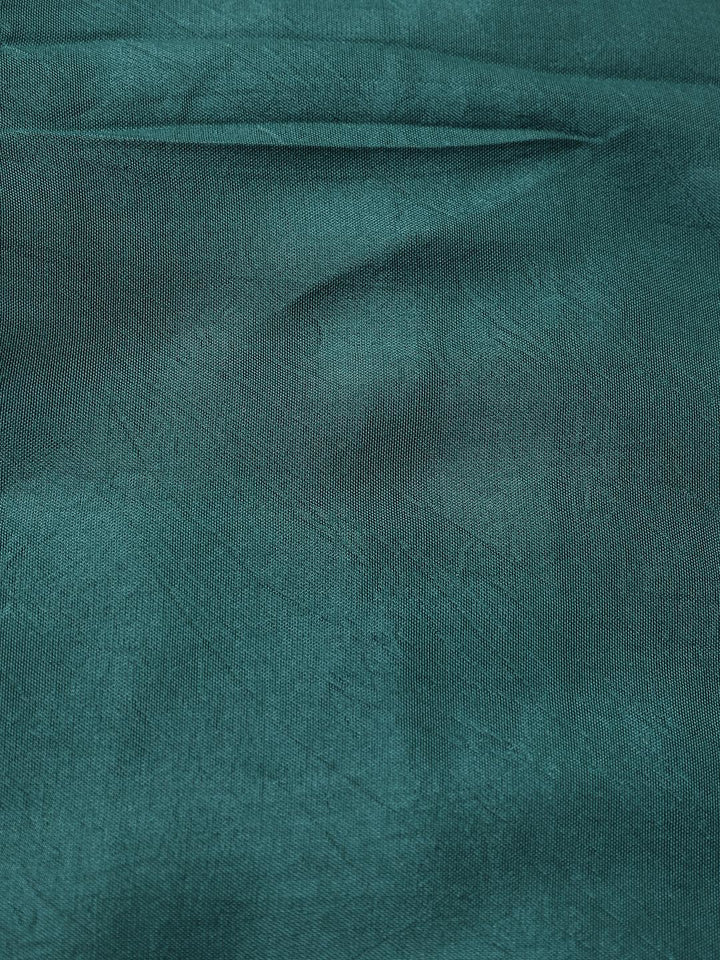 Neck Embroidered Tussar Unstitched Suit Piece With Dupatta