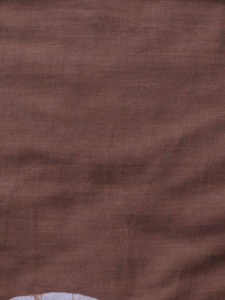 Printed Cotton Blend Unstitched Suit With Dupatta