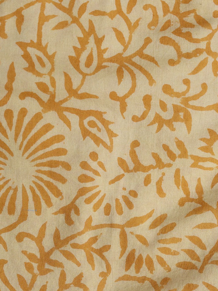 Printed Cotton Blend Unstitched Suit With Dupatta