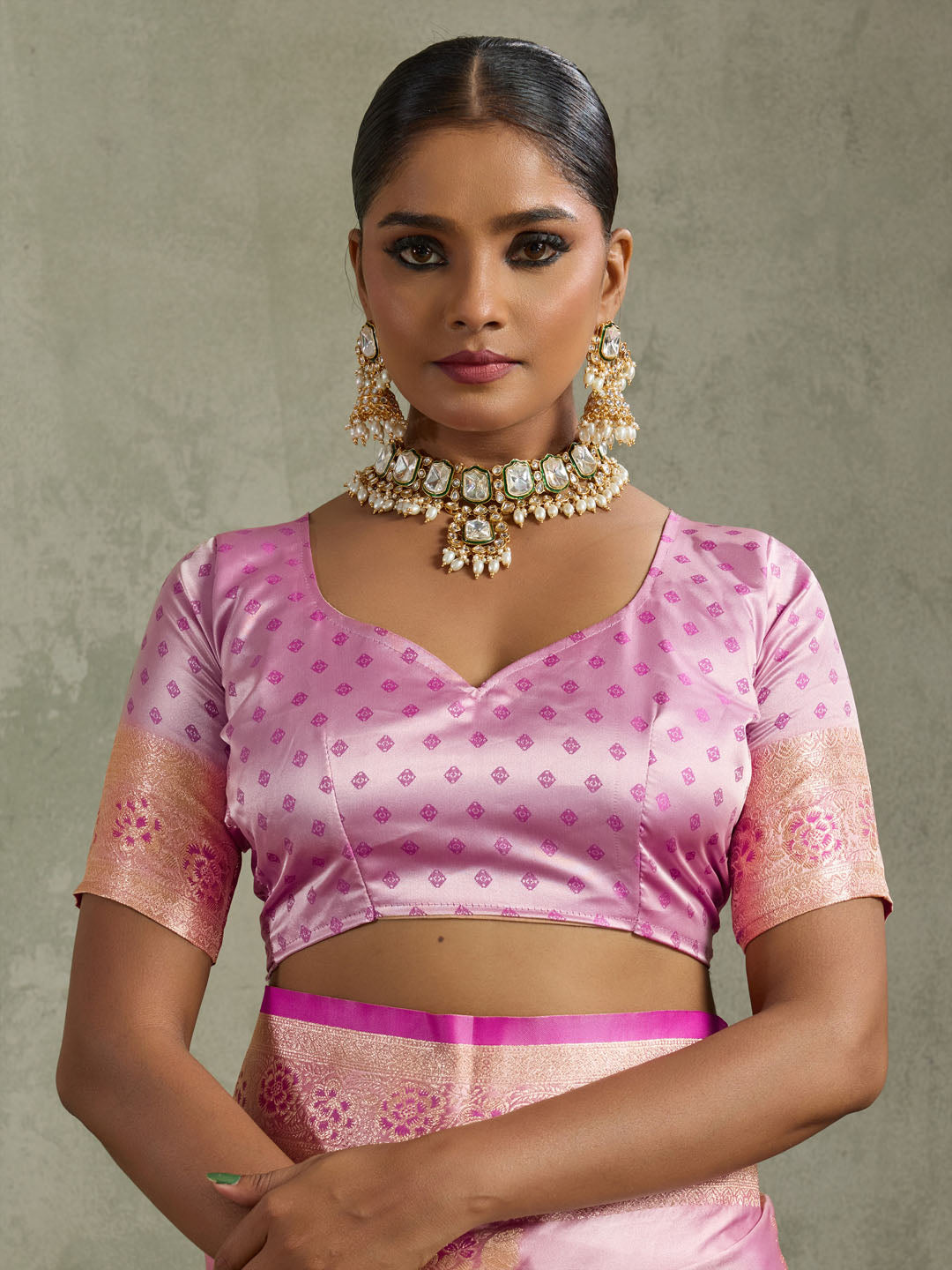 Woven Design Satin Silk Saree