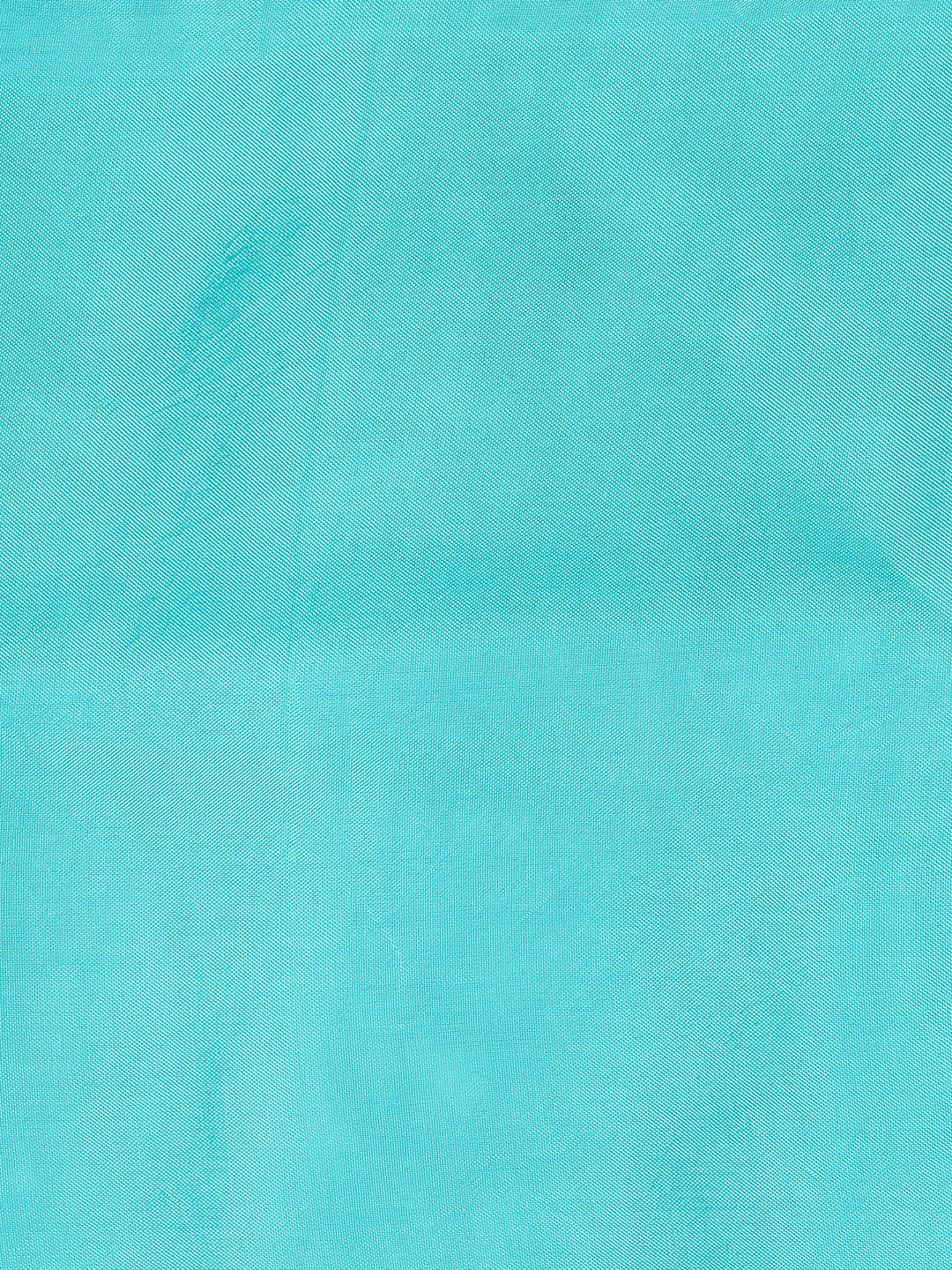 Embroidered Art Silk Unstitched Suit Piece With Dupatta