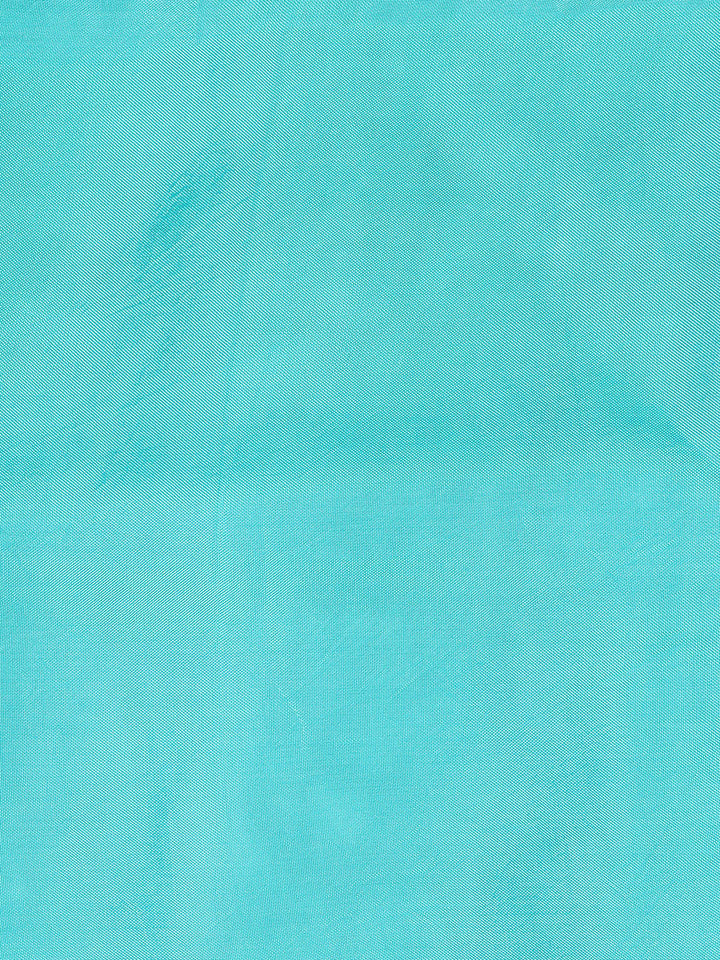Embroidered Art Silk Unstitched Suit Piece With Dupatta
