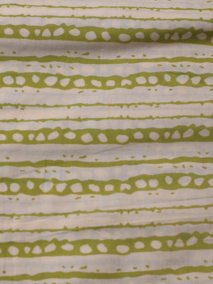 Printed Cotton Blend Unstitched Suit With Dupatta