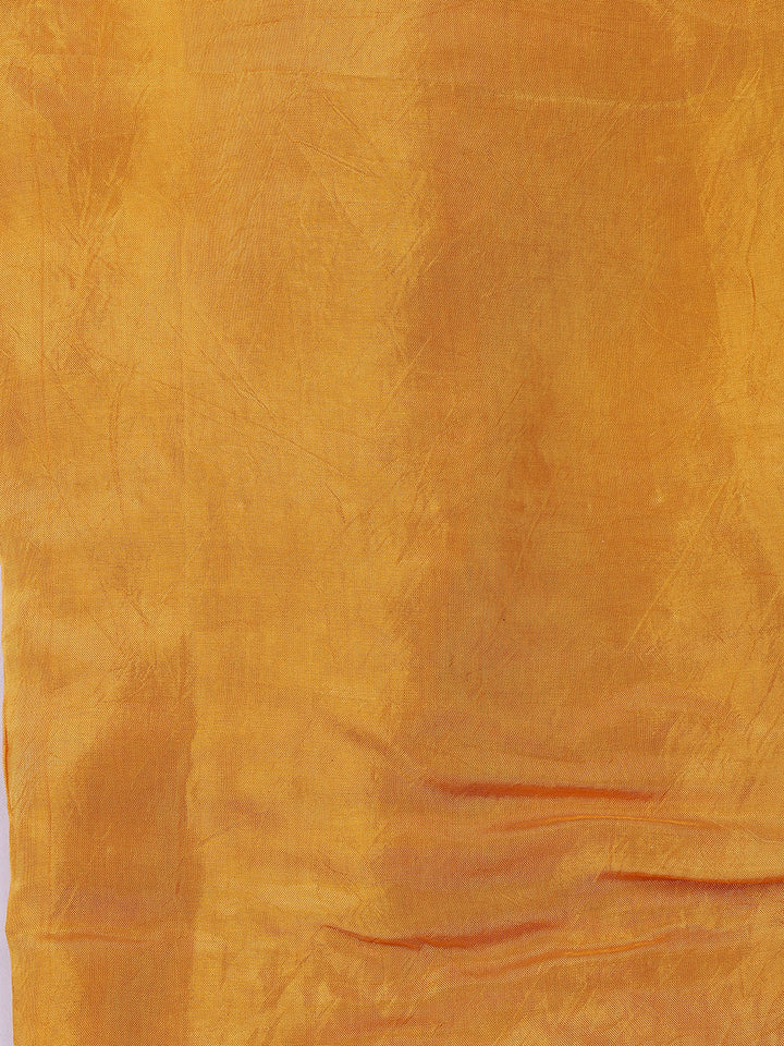 Woven Art Silk Unstitched Suit Piece With Dupatta