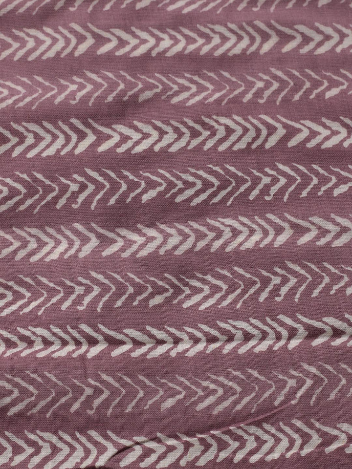Printed Cotton Blend Unstitched Suit Piece With Dupatta