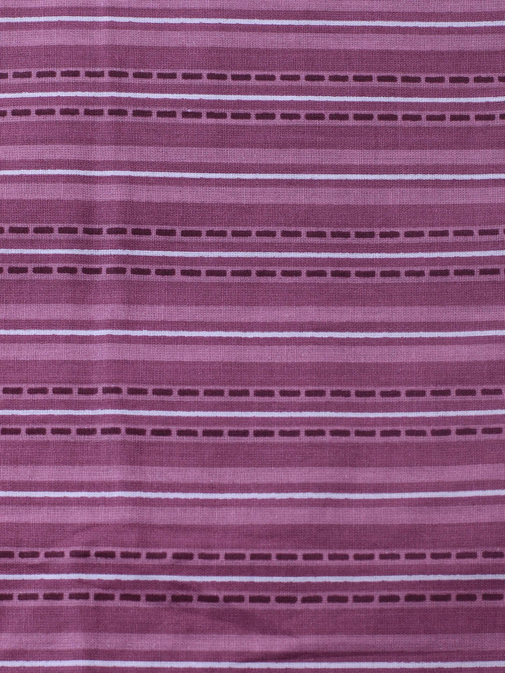 Printed Cotton Blend Unstitched Suit Piece With Dupatta