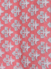 Neck Patti Cotton Blend Unstitched Suit With Dupatta
