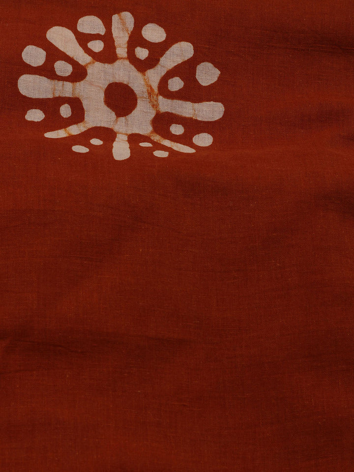 Printed Cotton Blend Unstitched Suit With Dupatta
