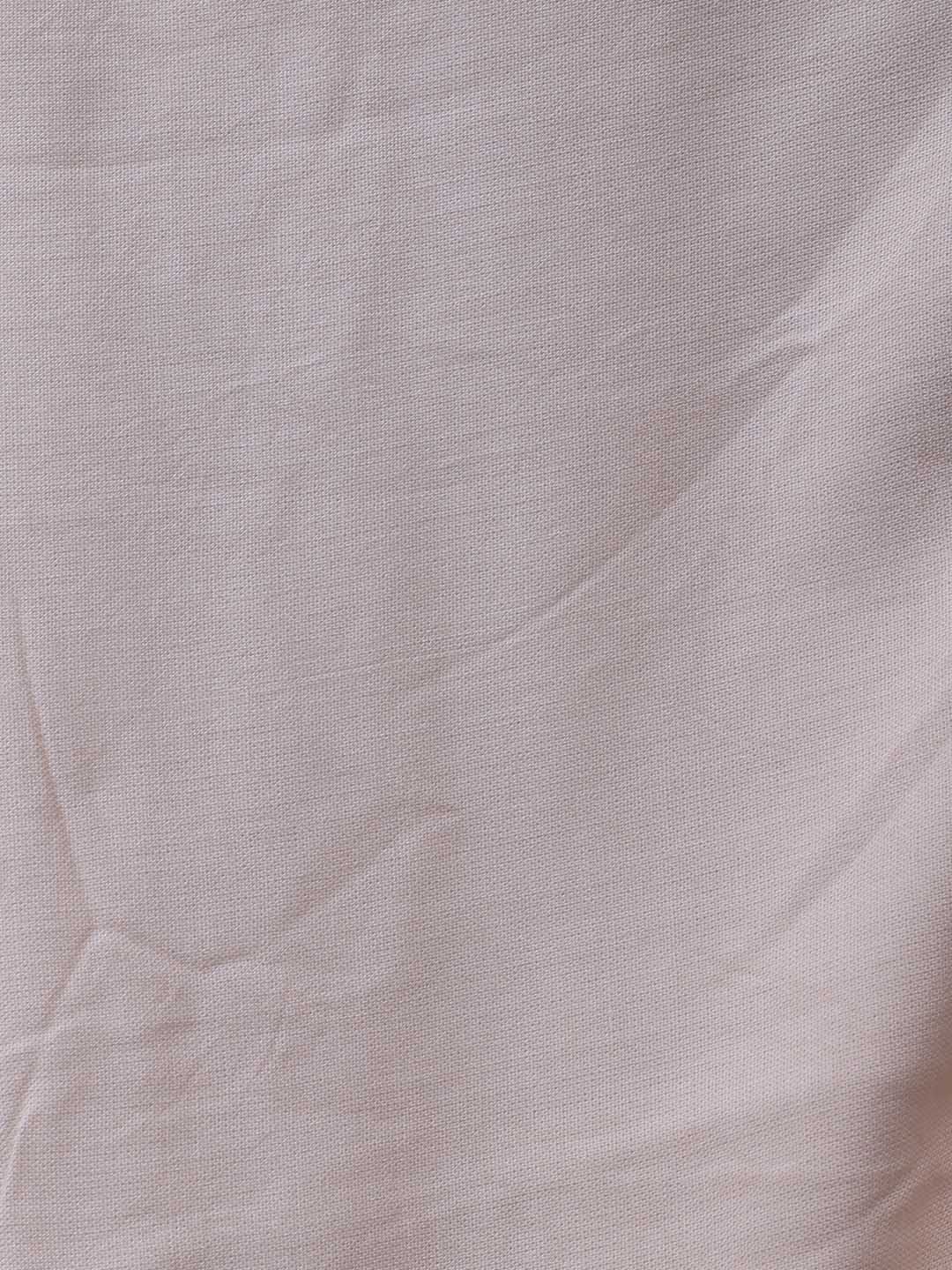 Patch Neck Linen Unstitched Suit Piece With Dupatta