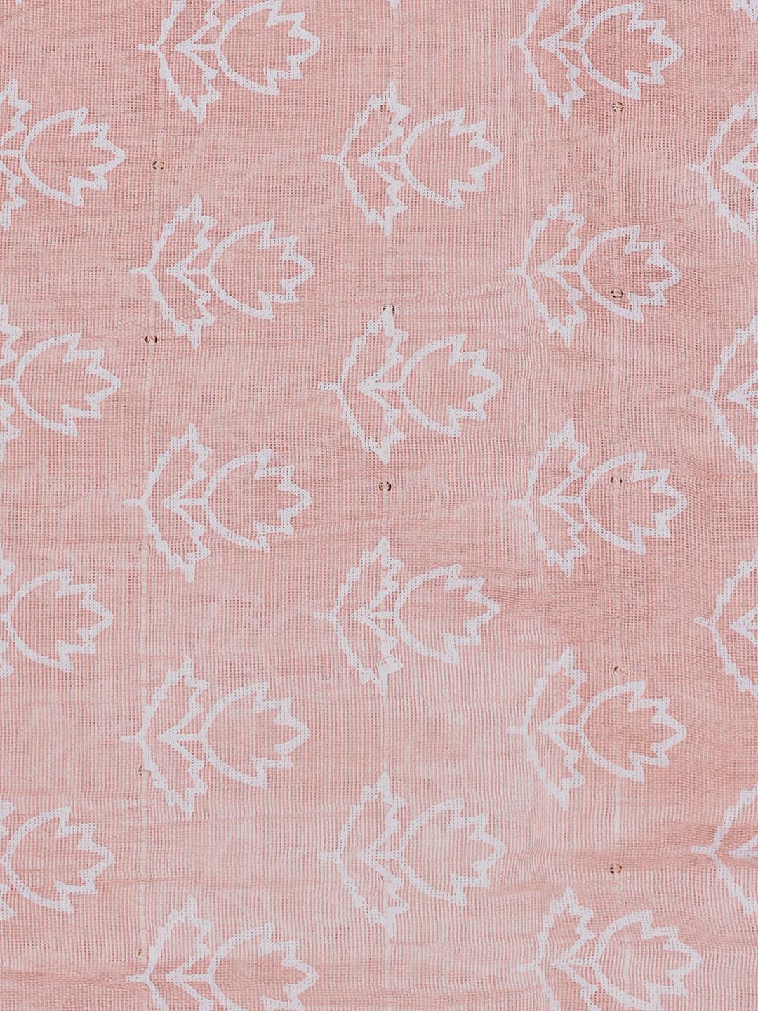 Printed Cotton Blend Unstitched Suit With Dupatta