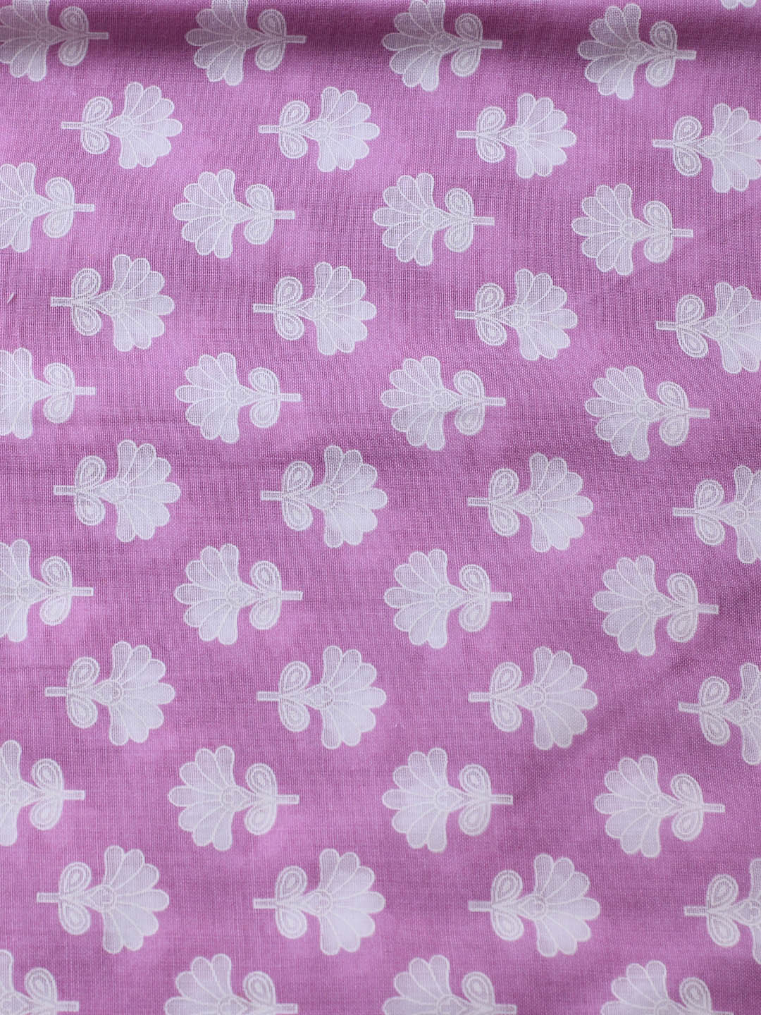 Printed Cotton Blend Unstitched Suit With Dupatta