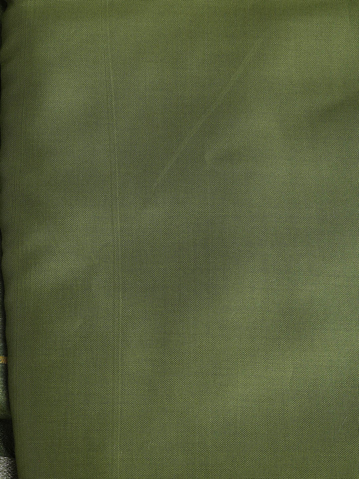 Woven Chanderi Unstitched Suit Piece With Dupatta