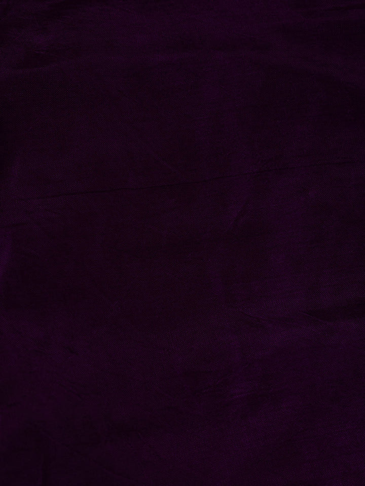 Booti Work Art Silk Unstitched Suit Piece With Dupatta