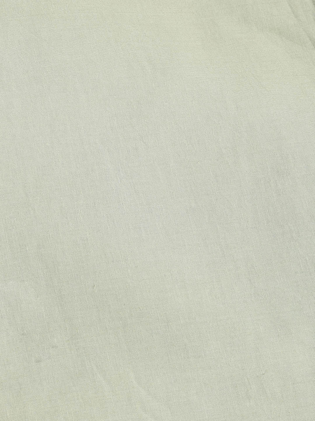 Embroidery Linen Unstitched Suit With Dupatta