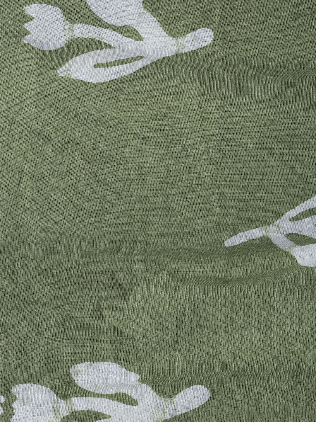 Printed Cotton Blend Unstitched Suit With Dupatta