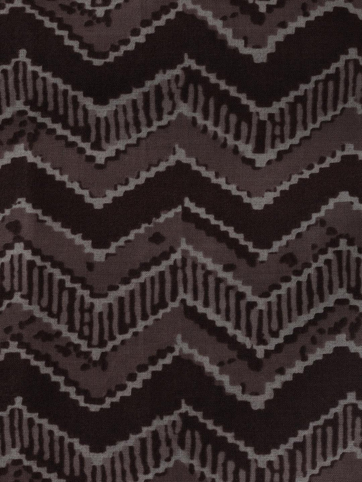 Printed Chanderi Unstitched Suit Piece With Dupatta