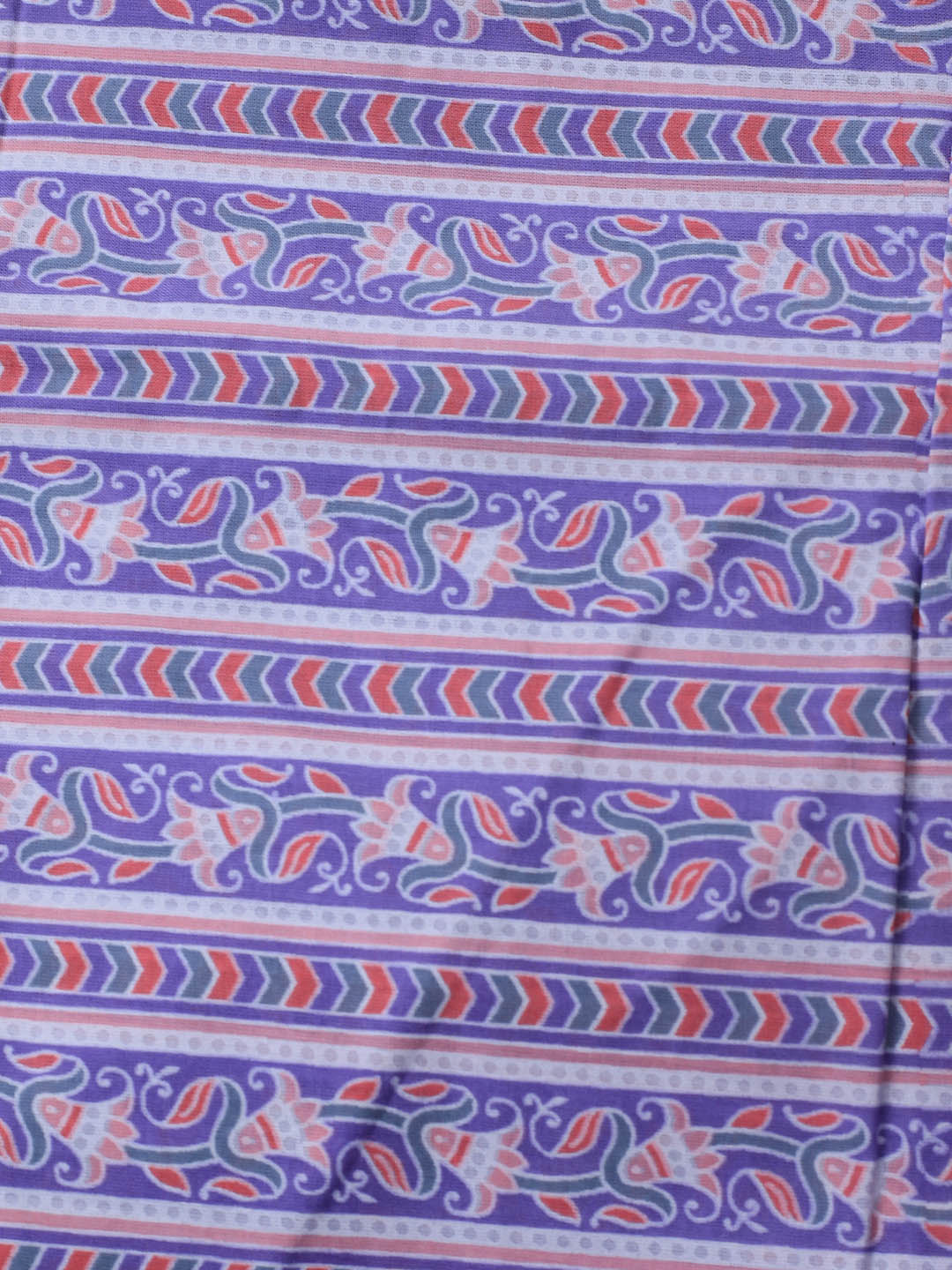 Printed Cotton Blend Unstitched Suit Piece With Dupatta