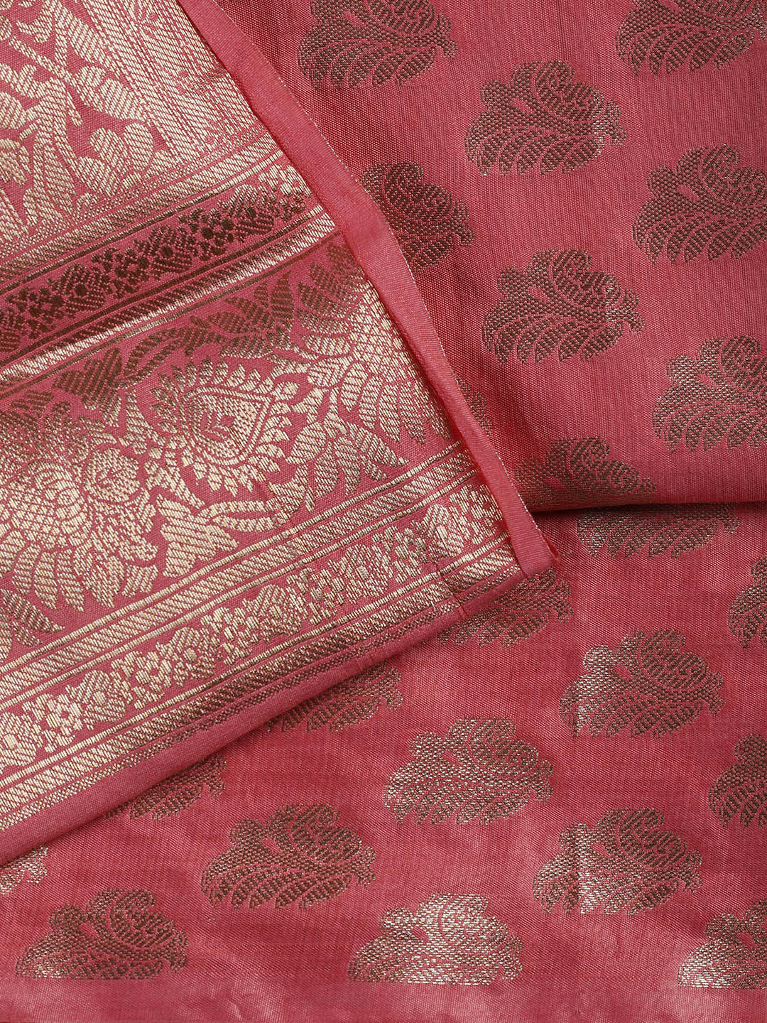 Banarasi Chanderi Unstitched Suit With Dupatta