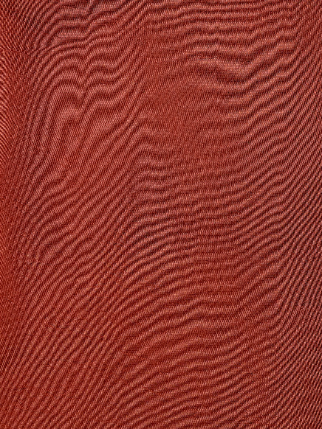 Woven Border Chanderi Unstitched Suit With Dupatta