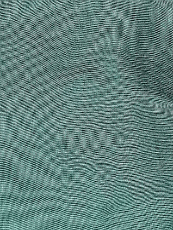 Patch Neck Art Silk Unstitched Suit With Dupatta