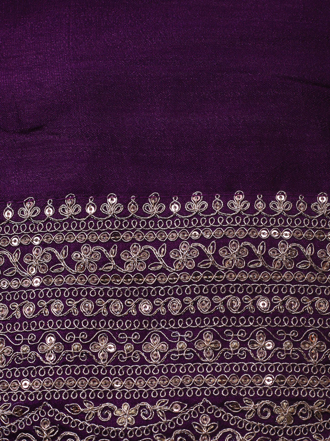 Sequence Art Silk Unstitched Suit Piece With Dupatta