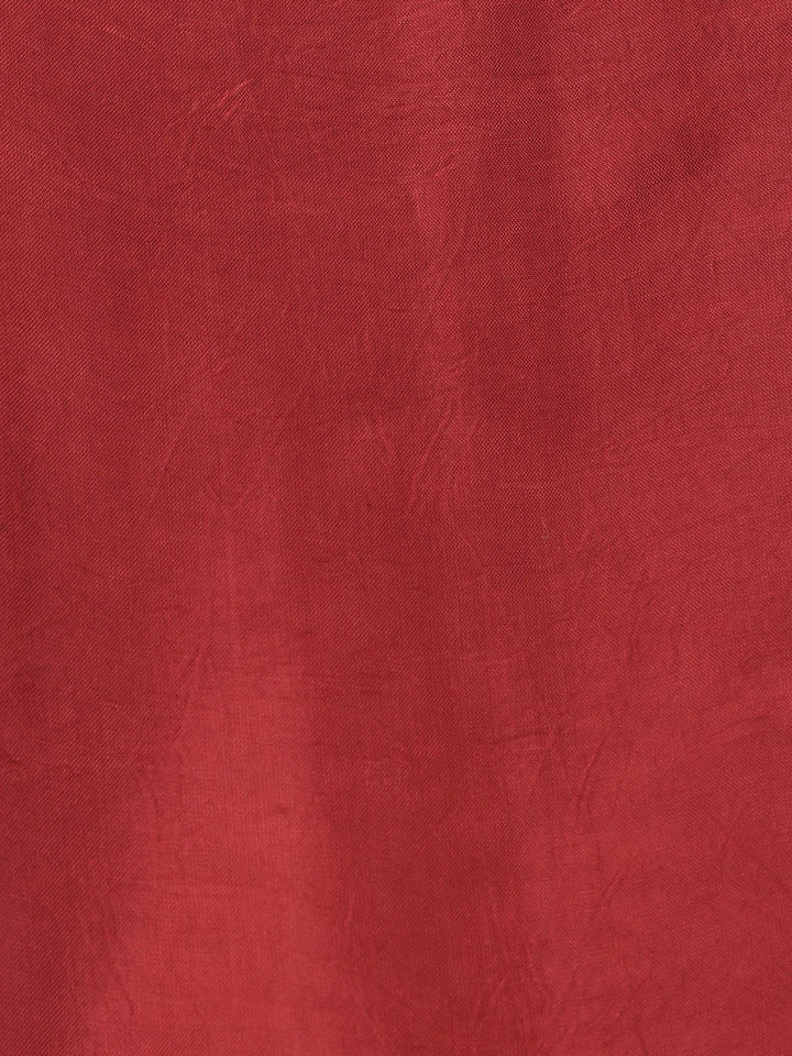 Embroidered Art Silk Unstitched Suit Piece With Dupatta