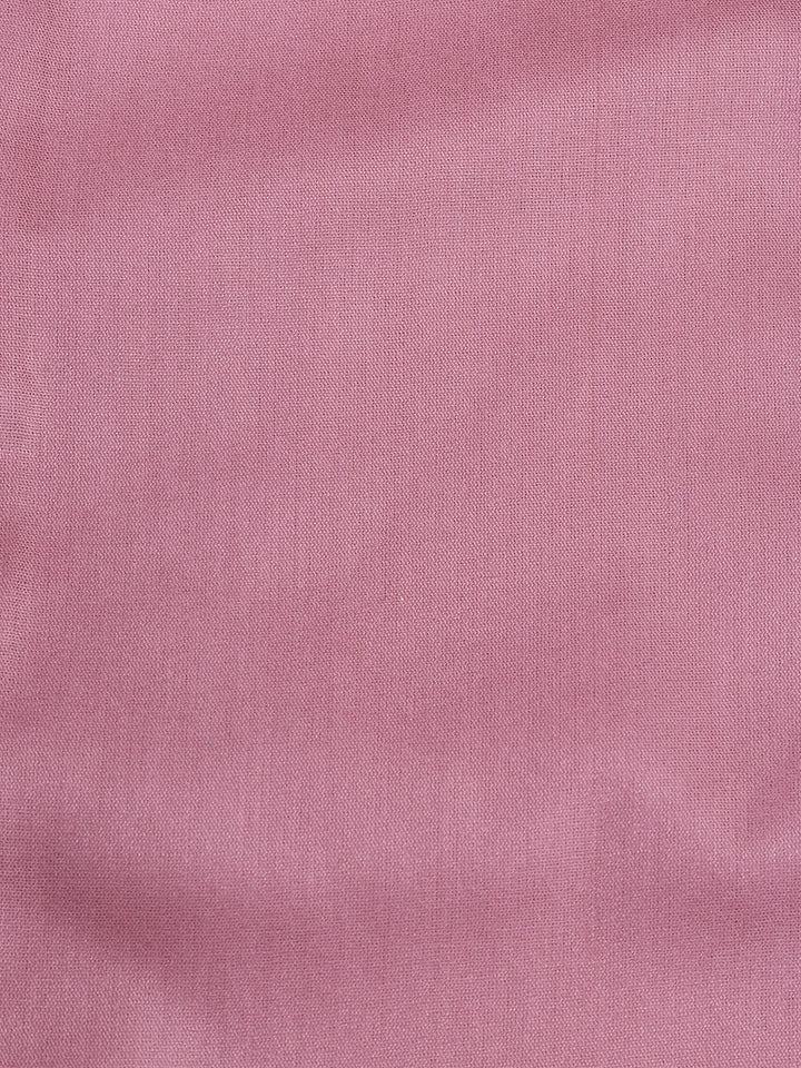 Neck Patti Cotton Blend Unstitched Suit With Dupatta
