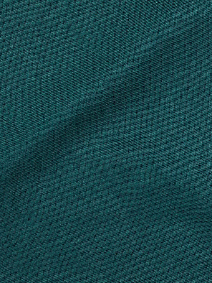 Neck Work Cotton Blend Unstitched Suit With Dupatta