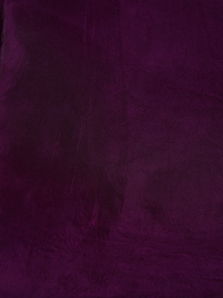 Woven Art Silk Unstitched Suit Piece With Dupatta