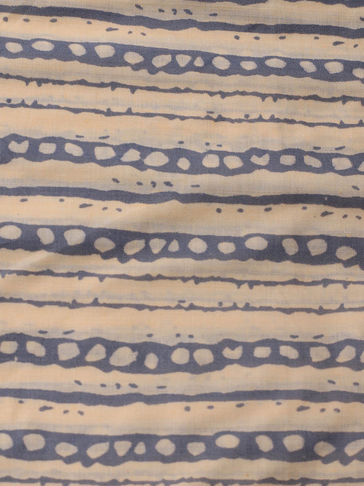 Printed Cotton Blend Unstitched Suit With Dupatta