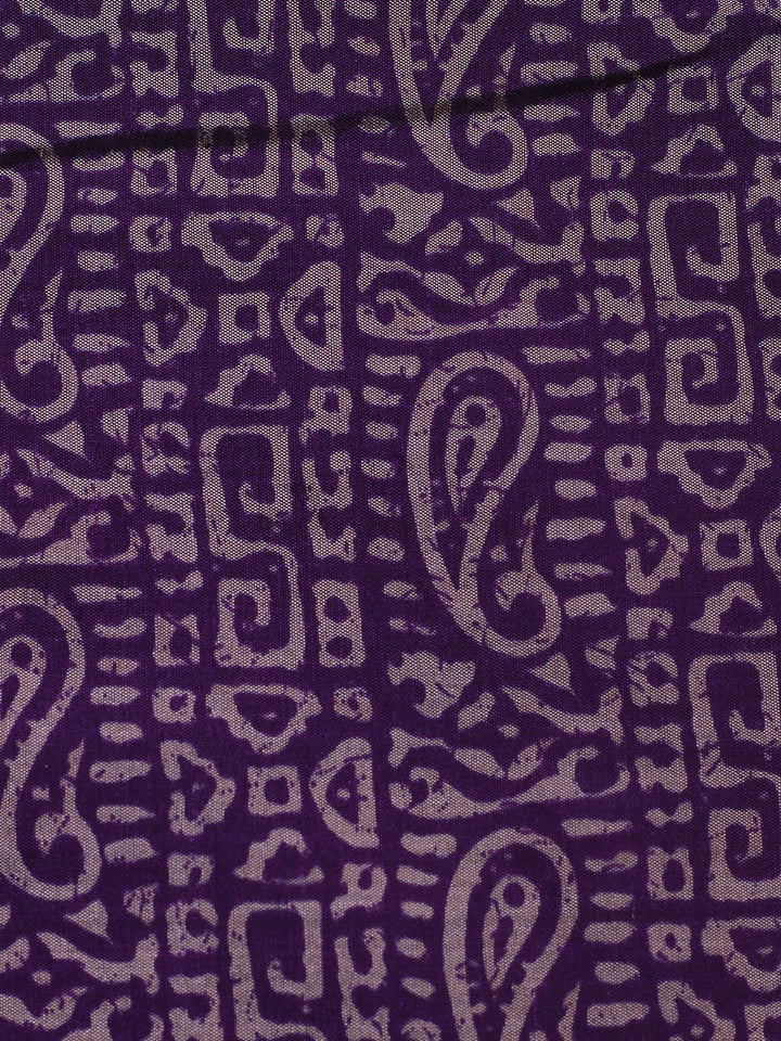 Art Silk Unstitched Suit Piece With Dupatta