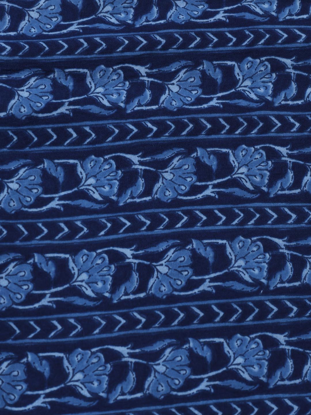 Printed Cotton Blend Unstitched Suit Piece With Dupatta