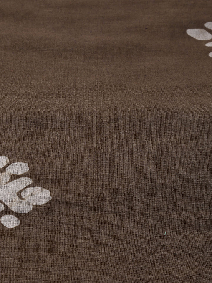 Printed Chanderi Unstitched Suit Piece With Dupatta