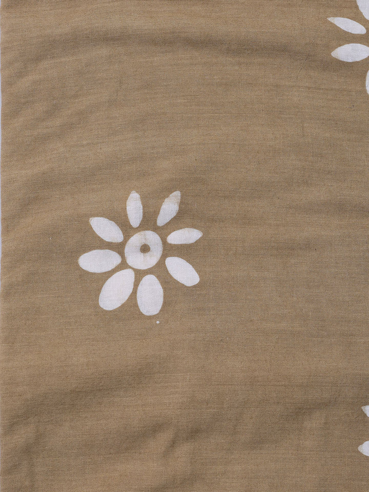 Printed Cotton Blend Unstitched Suit Piece With Dupatta