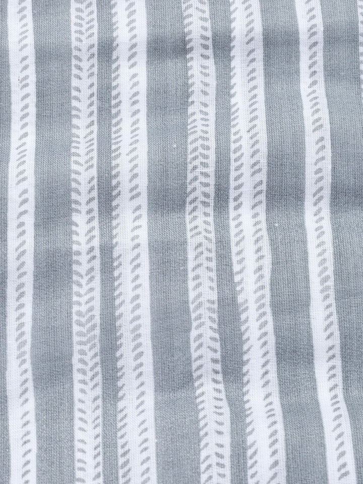 Printed Cotton Blend Unstitched Suit With Dupatta