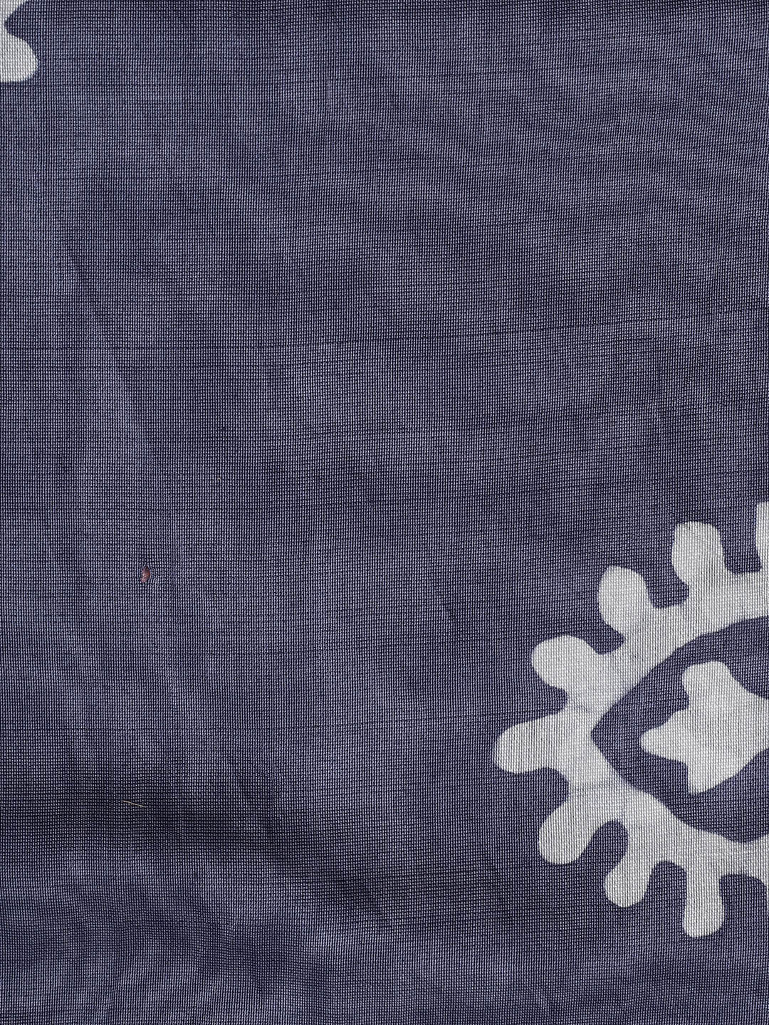 Printed Cotton Blend Unstitched Suit With Dupatta