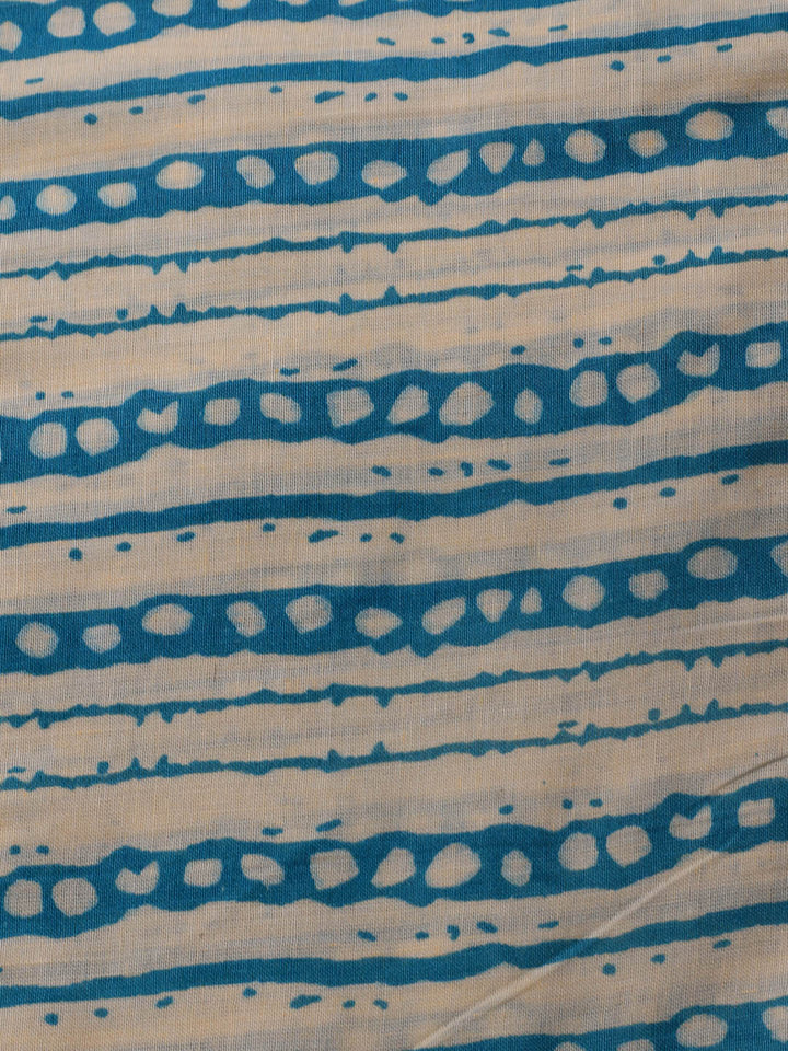 Printed Cotton Blend Unstitched Suit With Dupatta