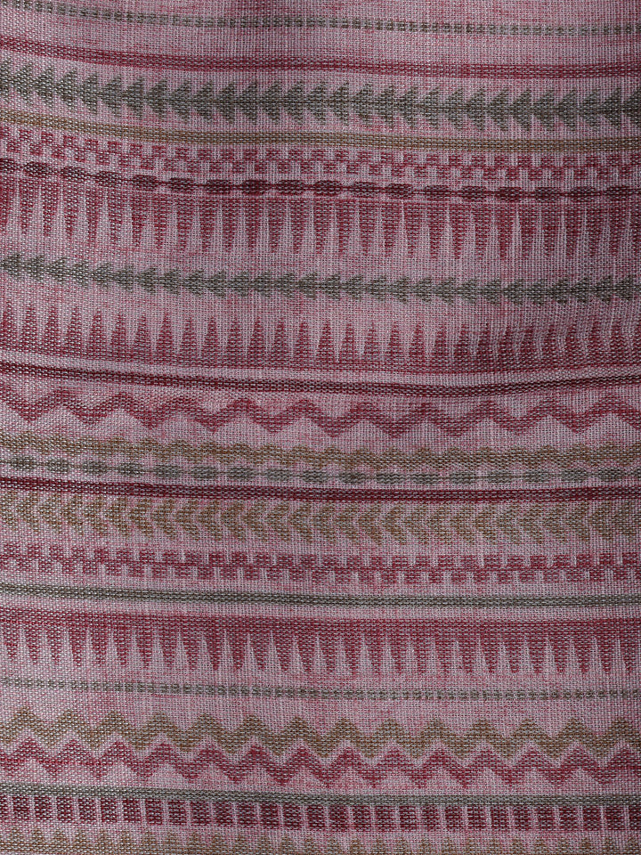 Printed Cotton Blend Unstitched Suit With Dupatta