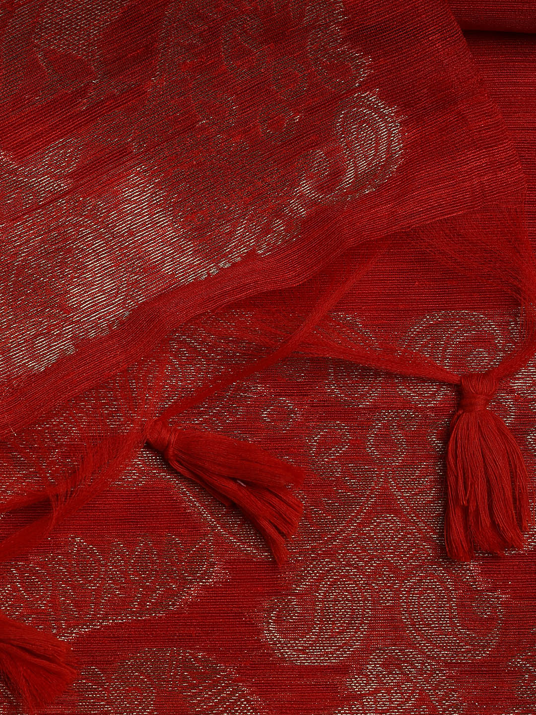 Woven Chanderi Unstitched Suit Piece With Dupatta
