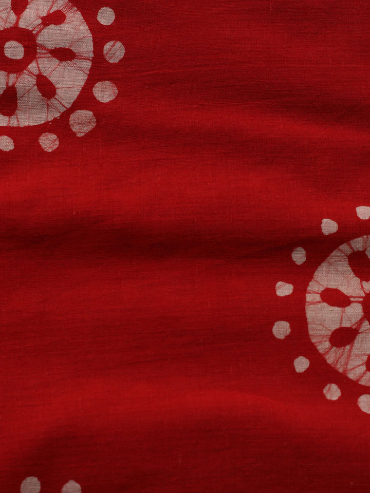 Printed Cotton Blend Unstitched Suit With Dupatta